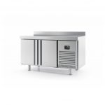 Desserte réfrigérée positive -2/+8°C 2 portes 1468x700x850mm