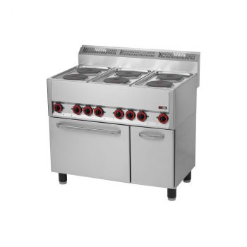 Cuisinière gaz Roeder 4 feux 4x5,5kW four électrique 2,6kW