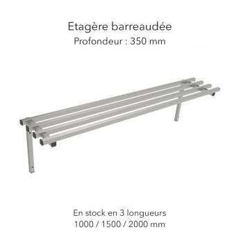 Etagere barraudee