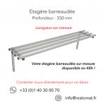 Etagere barraudee personnalisee