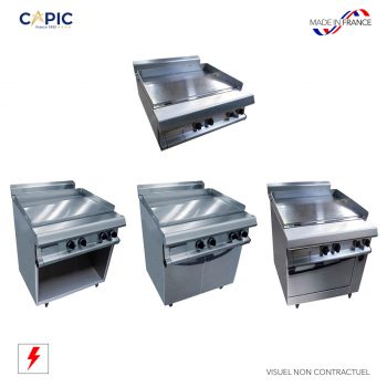 Grillade plaque inox 800